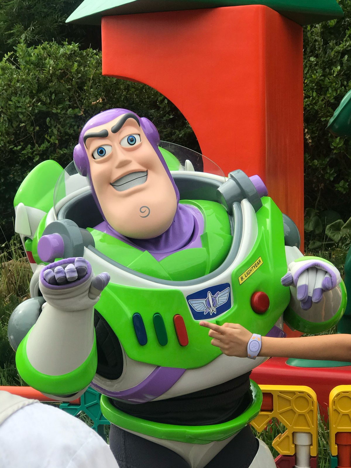 Photograph of Buzz Lightyear at a Florida theme park