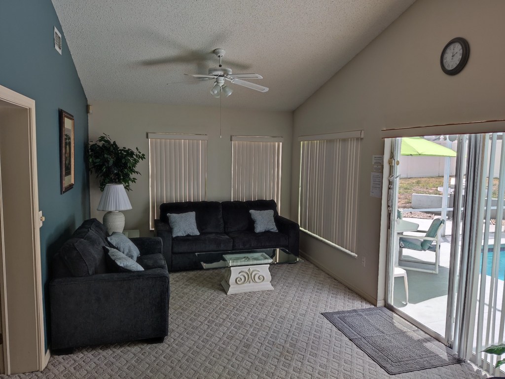 Comfortable second living area at Florida Fun Villa